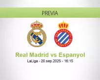 Pronóstico Real Madrid Espanyol (20 septiembre 2025)