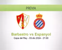 Pronóstico Barbastro Espanyol (03 diciembre 2024)