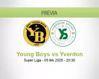 Pronóstico Young Boys Yverdon (05 febrero 2025)