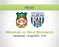 Pronóstico Wrexham West Bromwich (16 agosto 2025)