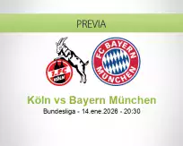 Köln vs Bayern München