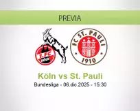 Pronóstico Köln St. Pauli (06 diciembre 2025)