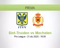 Pronóstico Sint-Truiden Mechelen (21 diciembre 2025)