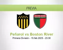 Pronóstico Peñarol Boston River (15 febrero 2025)