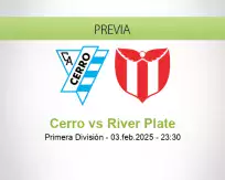 Pronóstico Cerro River Plate (03 febrero 2025)