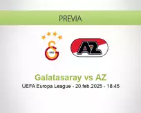 Pronóstico Galatasaray AZ (20 febrero 2025)