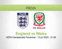 Pronóstico England Wales (13 julio 2025)