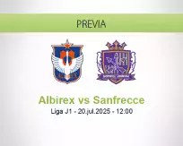 Pronóstico Albirex Sanfrecce (20 julio 2025)