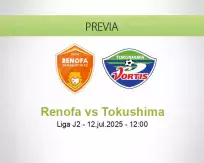 Pronóstico Renofa Tokushima (12 julio 2025)