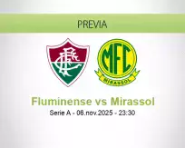 Pronóstico Fluminense Mirassol (06 noviembre 2025)