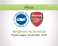 Brighton vs Arsenal