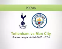 Tottenham vs Man City