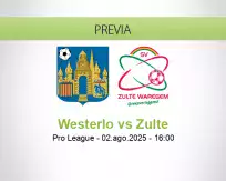 Pronóstico Westerlo Zulte (02 agosto 2025)
