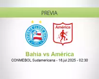 Pronóstico Bahia América (15 julio 2025)