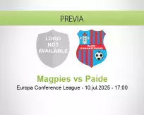 Pronóstico Magpies Paide (10 julio 2025)