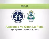 Acassuso vs Gimn La Plata