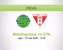 Pronóstico Metaloglobus UTA (07 marzo 2026)