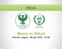 Pronóstico Masry Ittihad (08 agosto 2025)