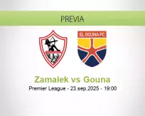 Pronóstico Zamalek Gouna (23 septiembre 2025)