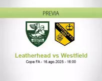 Pronóstico Leatherhead Westfield (16 agosto 2025)