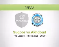 Pronóstico Suqoor Akhdoud (18 septiembre 2025)