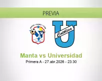 Manta vs Universidad