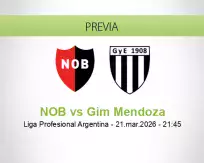 Pronóstico NOB Gim Mendoza (21 marzo 2026)