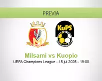 Pronóstico Milsami Kuopio (15 julio 2025)