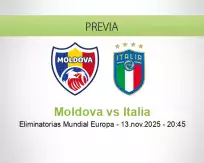 Pronóstico Moldova Italia (13 noviembre 2025)