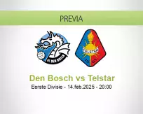 Pronóstico Den Bosch Telstar (14 febrero 2025)