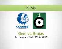 Pronóstico Gent Brujas (15 diciembre 2024)