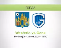 Pronóstico Westerlo Genk (25 enero 2025)