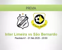 Pronóstico Inter Limeira São Bernardo (01 febrero 2025)