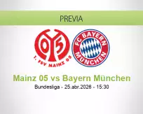 Mainz 05 vs Bayern München