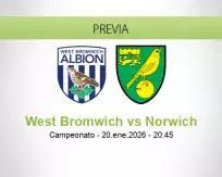 Pronóstico West Bromwich Norwich (20 enero 2026)