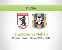 Pronóstico Smorgon Naftan (13 septiembre 2025)