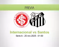 Internacional vs Santos