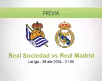 Pronóstico Real Sociedad Real Madrid (26 abril 2024)