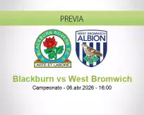 Pronóstico Blackburn West Bromwich (06 abril 2026)