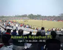 Pronóstico Aizawl Rajasthan FC (14 diciembre 2024)