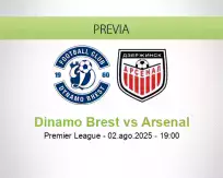 Pronóstico Dinamo Brest Arsenal (02 agosto 2025)