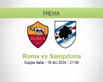 Pronóstico Roma Sampdoria (18 diciembre 2024)