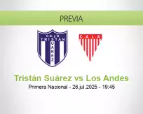 Pronóstico Tristán Suárez Los Andes (26 julio 2025)