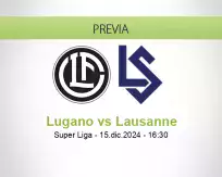 Pronóstico Lugano Lausanne (15 diciembre 2024)