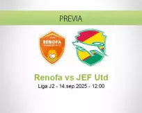 Pronóstico Renofa JEF Utd (14 septiembre 2025)