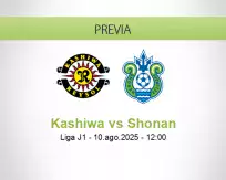 Pronóstico Kashiwa Shonan (10 agosto 2025)
