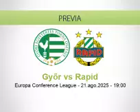 Pronóstico Győr Rapid (21 agosto 2025)