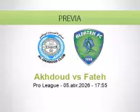 Pronóstico Akhdoud Fateh (05 abril 2026)