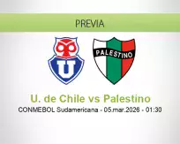 U. de Chile vs Palestino