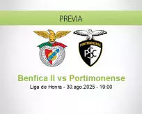 Pronóstico Benfica II Portimonense (30 agosto 2025)